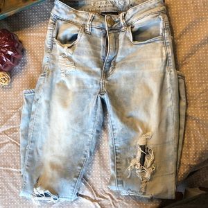 American Eagle Outfitters High Rise Jegging Crop